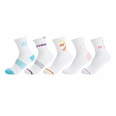 요넥스 / YONEX / 69SN006F / 여성 스포츠 양말 5켤레 세트