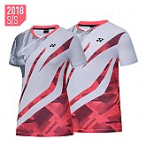 [요넥스] 81TS025MGY/81TS026FGY(남성라운드티/여성라운드티)